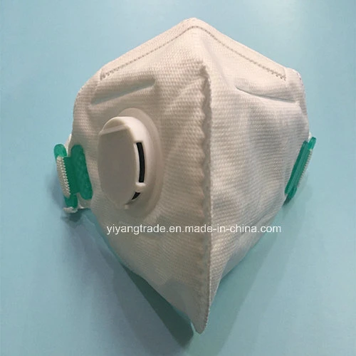 Nonwoven N95 Dust Mask with valve Folded Shape