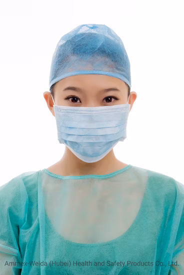 Disposable Medical Use Face Mask with Double Elastic Non-Irritating and Breathable Hospital and Laboratory Use Non-Woven Face Mask