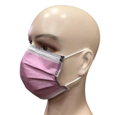 Einweg-Gesichtsmaske aus Vliesstoff CE Bfe95 Bfe99 ISO 13485, 3-fach, für medizinische Chirurgen, chirurgische Krankenhaus-Gesichtsmaske mit Ohrbügeln